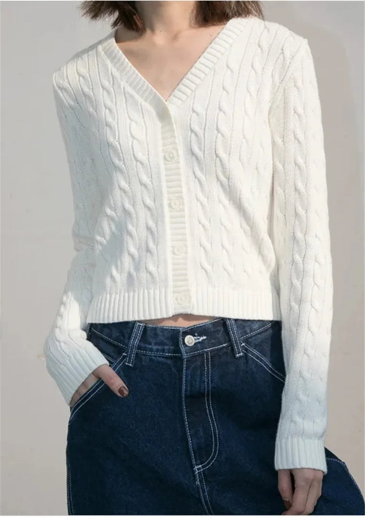 Women's V Neck Sweater