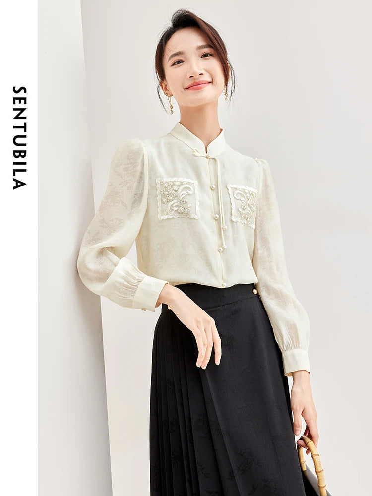 Chinese Style Elegant Blouse