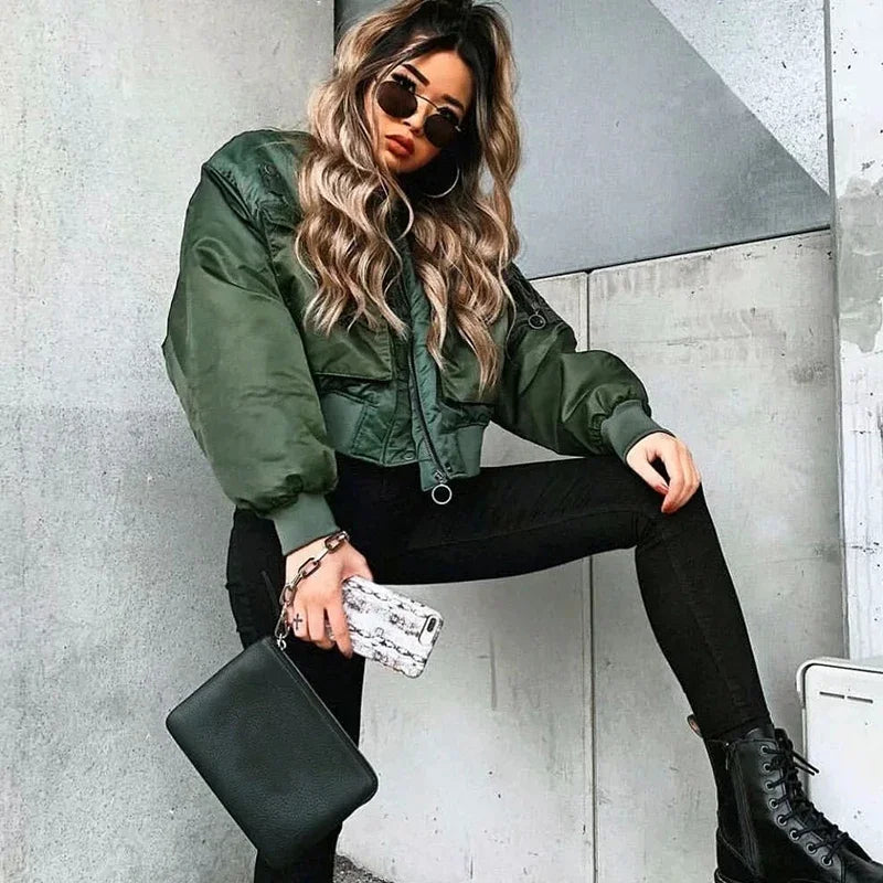 Winter Green Short Jacket