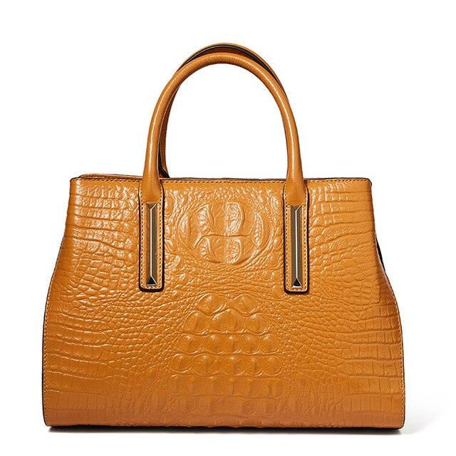 Crocodile Pattern Shell Bag For Women, Luxury Crossbody Bag