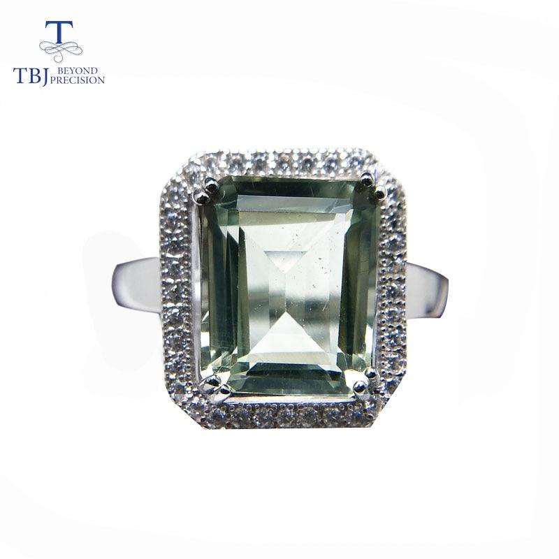 Green Amethyst Gemstone Rings - TeresaCollections