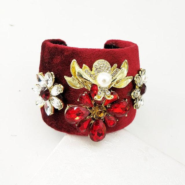 Open Flower Bangle - TeresaCollections